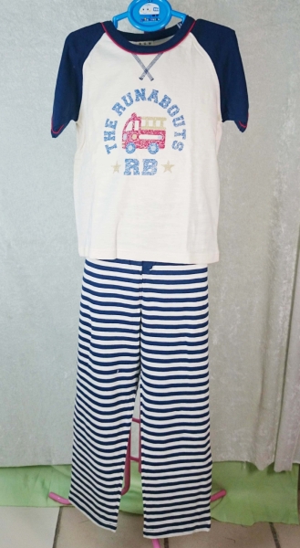 【震撼精品百貨】The Runabouts RB工程車~衣褲組 米白
