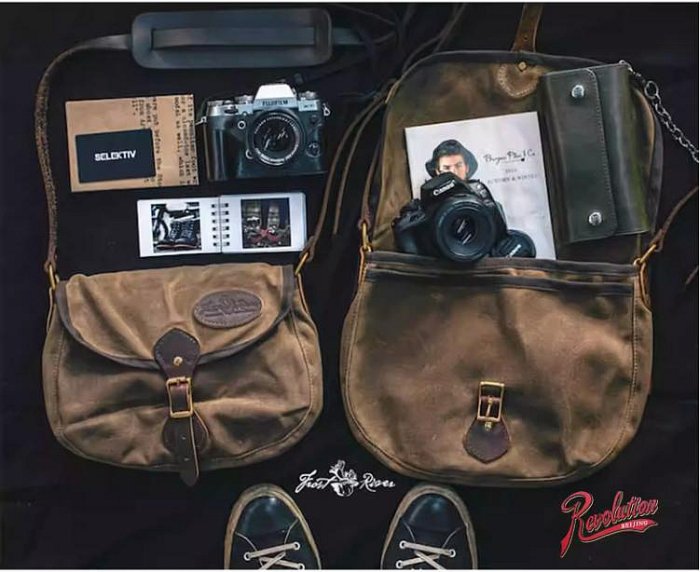 復刻版Frost River 560 561 562 重磅上蠟帆布側背包小跨包Shell Bag