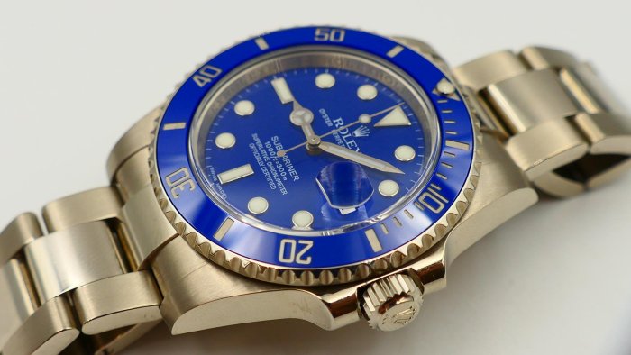 【美好時光】ROLEX 勞力士116619LB 18K金白金藍水鬼盒單全美品 126619參考