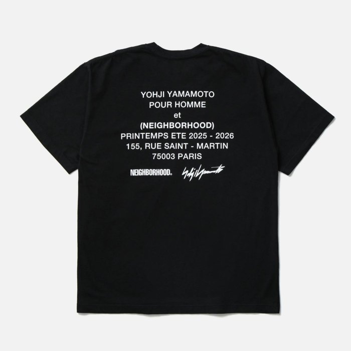 NEIGHBORHOOD NH X YOHJI YAMAMOTO . TEE SS-1 短袖。太陽選物社