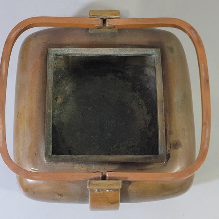 古銅龍透空火屋手炙香爐時代物DT624 | Yahoo拍賣