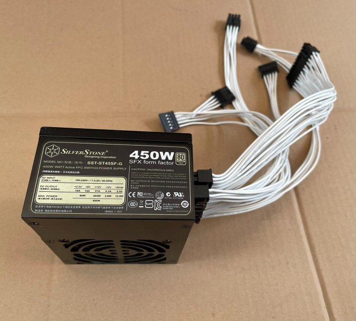 三和電腦配件店】銀欣（SilverStone）450W ST45SF-G SFX電源金牌全模組