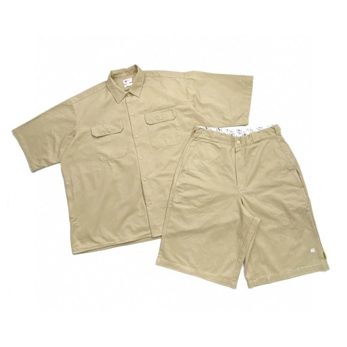 【美品】ssz ah.h work shorts beams BEAMS SSZ x AH.H 20AW 日本限定聯名款襯衫短褲工裝套裝| Yahoo拍賣
