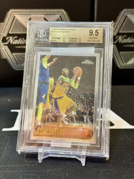 kobe bryant topps chrome rookie