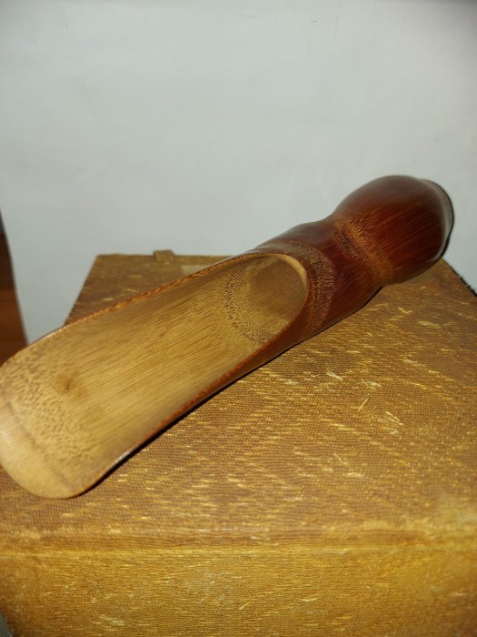 人面竹茶則1990年約3.9×18公分| Yahoo拍賣