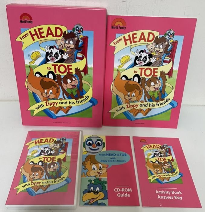 Zippy and his friends Story collection2冊 寰宇迪士尼美語From Head to To with Zippy and his friends 一盒遊戲