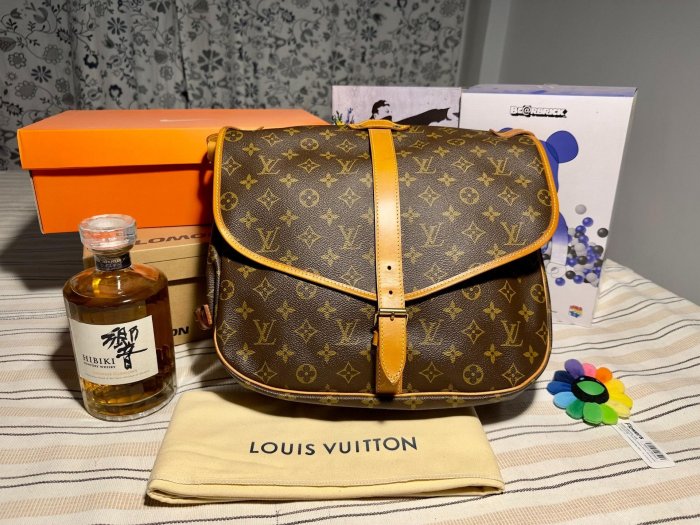 LV中號雙子星包中古包斜挎包保存品級別成色極佳未變