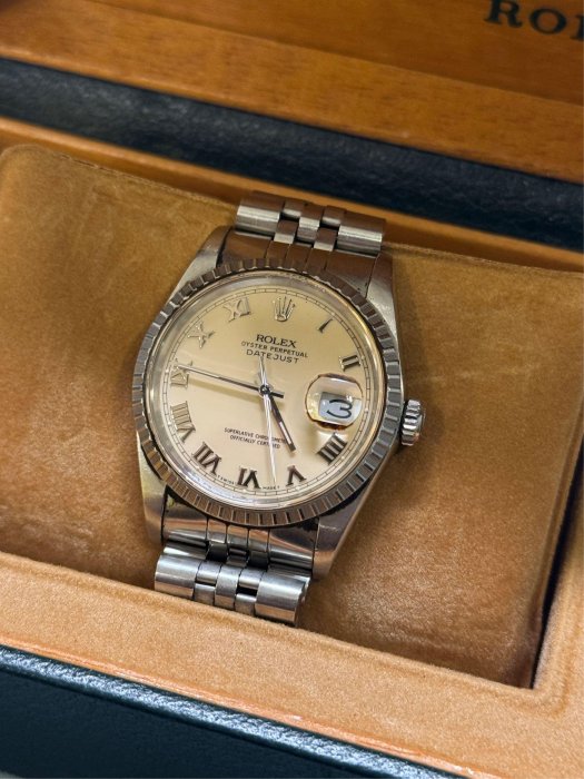 大西門認證二手錶 勞力士16220 勞力士日誌 盒子 保單 配件齊全 高收藏價值
