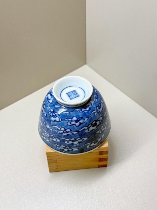 青花茶杯主人杯平安京泉手繪祥雲紋小杯| Yahoo拍賣