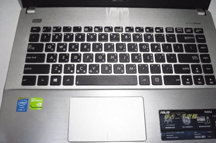 缺貨中asus R409J 筆電( i7 4700HQ ) 14 吋NVIDIA GT745M 外觀瑕疵