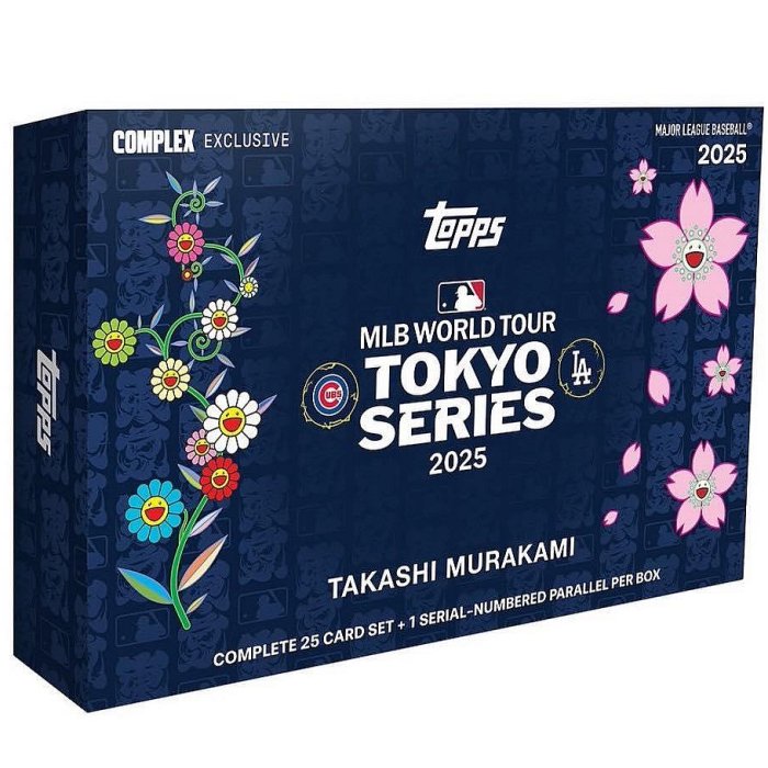 預購6月底】2025 MLB Tokyo Series 村上隆Takashi Murakami 限定卡盒
