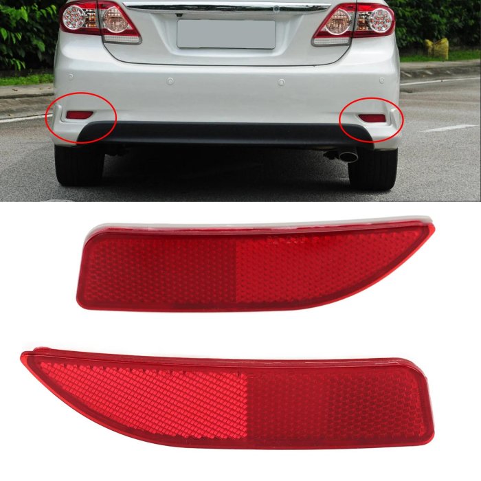 全新 後保桿 後霧燈 反光片 ALTIS10.5 10.5代 Z 2008 2009 2010 2011 2012