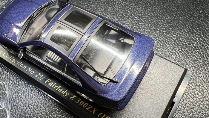 1989年日產Fairlady Z 300ZX合金車模，原裝展示盒附送，漆面細膩如初