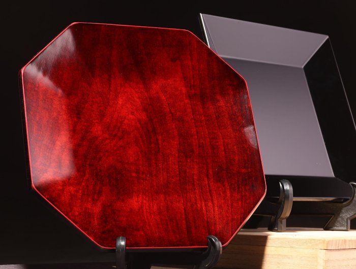 ウ299 盆『塗師　助田宗明』『宝珠盆　朱塗　六角盆　共箱』茶道具　漆塗 Yahoo!オークション -「助田宗明」の落札相場・落札価格