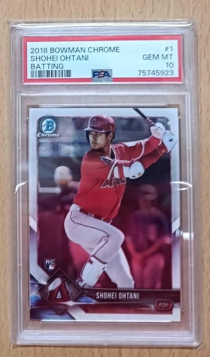 【大谷翔平 RC PSA10】2018 Bowman Shohei Ohtani PSA 10 SHOHEI OHTANI/OTANI 2018 BOWMAN CHROME BATTING ANGELS
