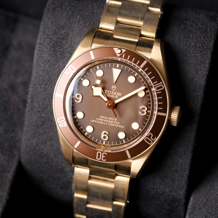 TUDOR M79012M-0001 BLACK BAY 帝舵 機械錶 39mm 青銅錶 棕色面盤 79012