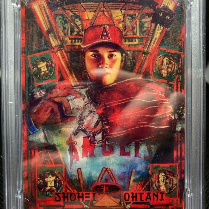 大谷翔平　ToppsProject70カード437-AndrewThiele MLB 2021 Topps Project 70 Shohei Ohtani Andrew Thiele #437 PSA 10
