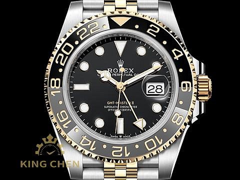 【金宸名錶】全新 2025年 ROLEX 勞力士 GMT-Master II 格林威治型最新款 黑灰雙色圈 皮蛋圈 126713GRNR 兩地時間 126713
