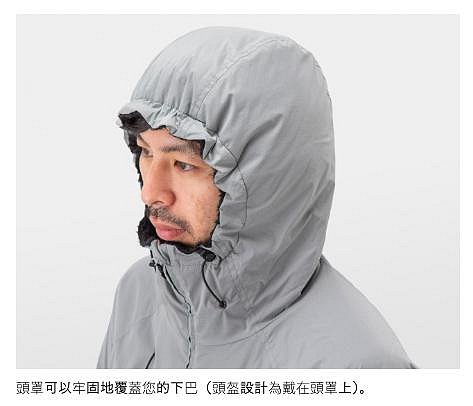 YAMATOMICHI 山と道Olive 軍綠M Alpha Anorak 連帽T 中層輕量透氣保暖