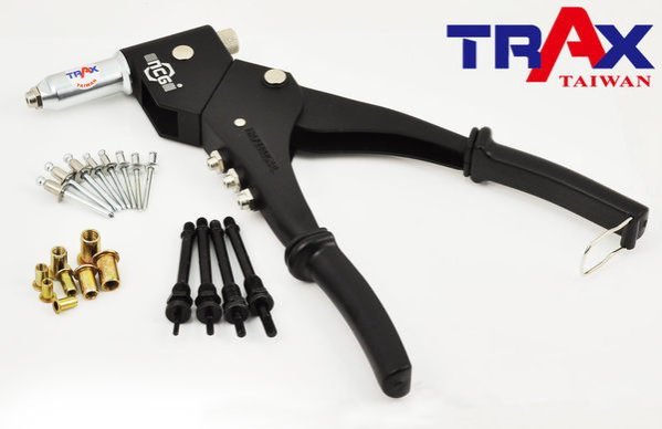 TRAX工具小舖]ARX-S905[360度旋轉頭手動式拉釘拉帽工具組]