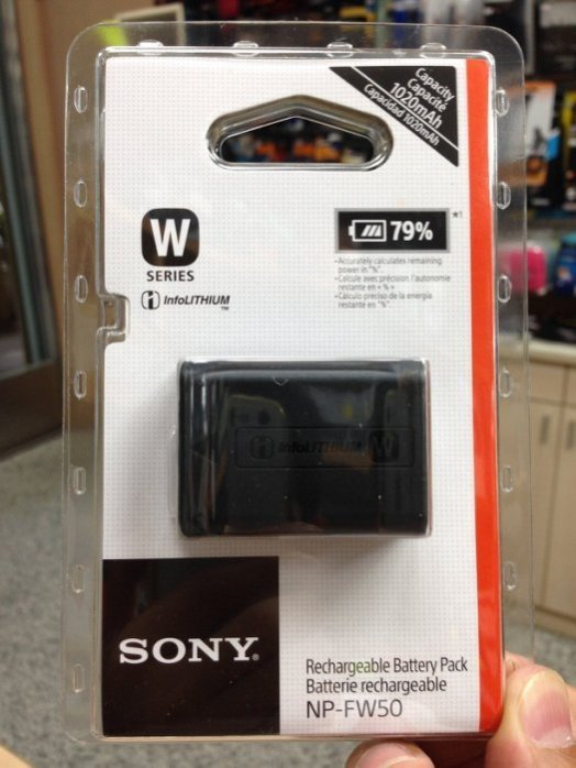 【華揚數位】☆全新SONY NP-FW50 原廠電池 適用NEX3 NEX5 A55 ☆盒裝版 ILCE-A7R