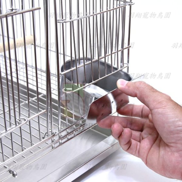 兩尺白鐵鳥籠組合4/羽翔寵物鳥園/摺疊鳥籠/204不鏽鋼材質/組裝容易