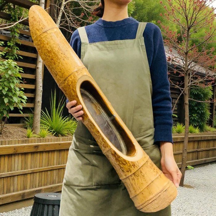 Aka6896　斑竹　紋竹　古竹　一輪差　花入 Aka6896 斑竹 紋竹 古竹 一輪差 花入 【公式通販】