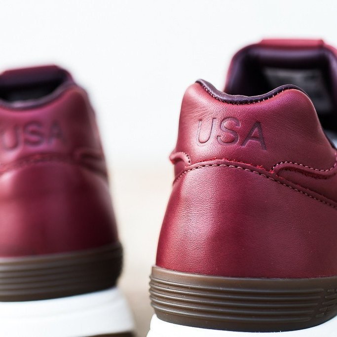 New Balance M1400BR x Horween Leathers 高級皮革聯名酒紅色