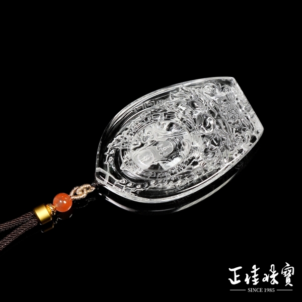 正佳珠寶】白水晶超頂級極淨地藏王菩薩44.5g 白水晶吊墜| 其他珠寶品牌