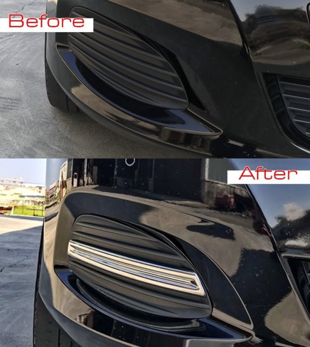 IDFR-汽車精品 BENZ VITO V W447 V250d 15-UP 鍍鉻前保險桿飾條 霧燈飾條 臺灣製造