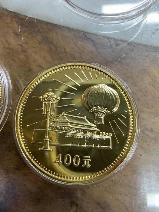 貨幣　金貨 1979年中國銀行30周年紀念金幣，純金打造，附原裝盒，收藏珍品推薦1979