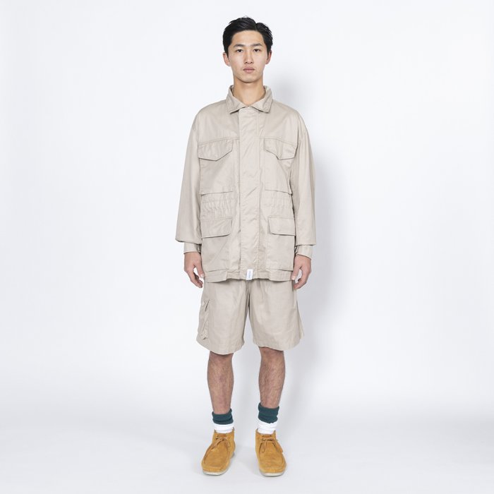 TSU 代購2021SS DESCENDANT KEY WEST TWILL JACKET 斜紋軍裝外套四口袋