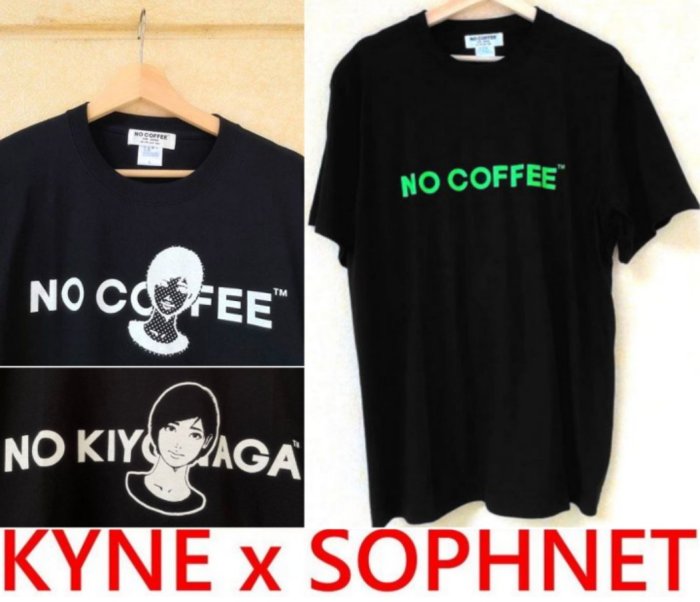 BLACK全新KYNE x NO COFFEE x 清永浩文SOPH.NET主理人KIYONAGA&CO厭世 NO COFFEE X KIYONAGA&CO.