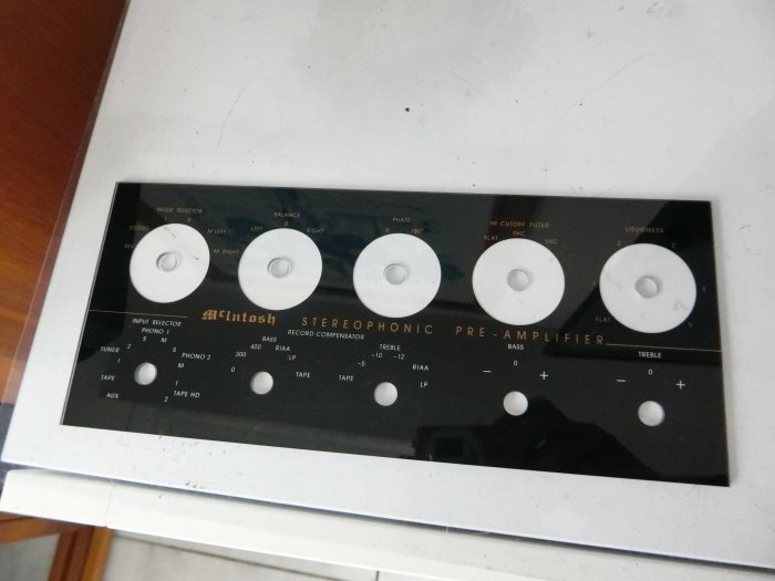 全新Mcintosh. C-20 front panel McIntosh C20 Faceplate 面板| Yahoo拍賣