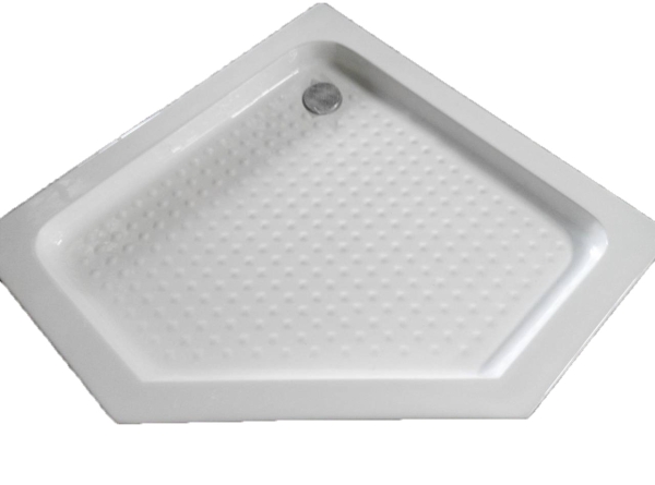 【麗室衛浴】五角型 100*100*14CM 壓克力底盆 B-508 product lightbox image 1