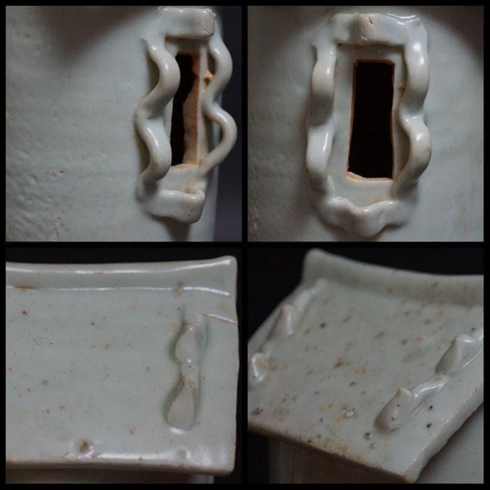宋時代  青白磁穀倉 置物 影青香炉 越州窯青磁 唐物茶道具 共箱付 古渡 宋時代青白磁穀倉置物影青香爐越州窯青磁唐物茶道具共箱付古渡| Yahoo拍賣