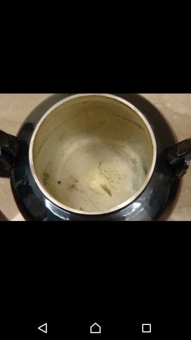 日本茶道純手工秀峰堂藤編銅銀湯沸鎚目湯沸黃銅鍍銀茶壺| Yahoo拍賣