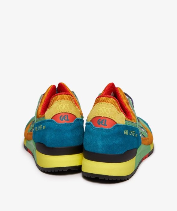 R'代購Asics Gel-Lyte III OG Tourmaline 紅橘黃綠藍1201A429-300 男女