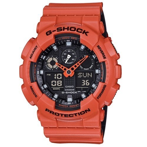 CASIO/G-SHOCK/酷炫自我風格運動腕錶/GA-100L-4A