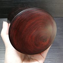 多藝多]印度小葉紫檀野生老料帶金星筆筒約高10圓9cm 收藏價7500