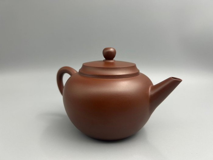 台灣作家馬超手拉坏特大水平壺台灣製造手工茶具紫泥壺茶具台灣壺紫砂壺