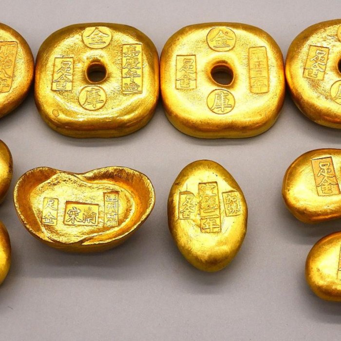 清時　順治年造上  足赤　金貨　金錠　金塊 金貨金塊金条乾隆年造上上足赤清中国古銭-黃金–日本Yahoo!拍賣