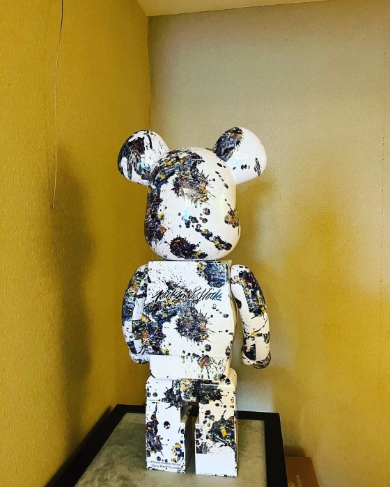 その他 BE@RBRICK Jackson Pollock STUDIO CHROME BE@RBRICK SERIES 50