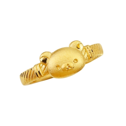 珍貴時光-拉拉熊黃金戒指-Rilakkuma