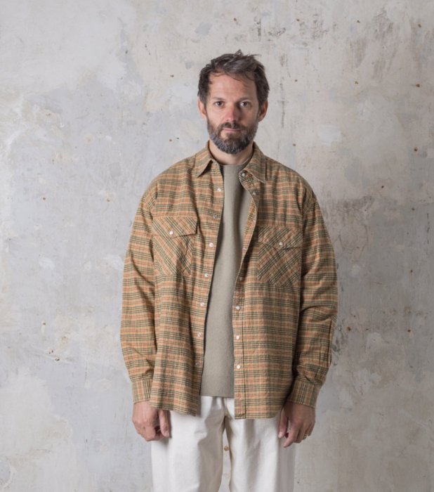 トップス AURALEE SILK COTTON BRUSHED FLANNEL 3 AURALEE SILK COTTON BRUSHED FLANNEL 3 【公式通販】