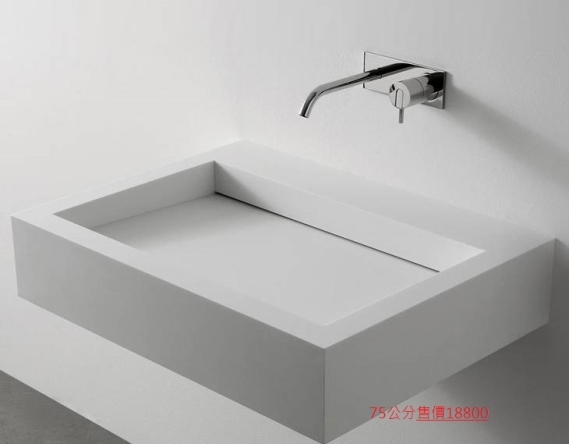 【麗室衛浴】精緻人造石一體成型檯面盆 檯上盆 雙盆 10158 尺寸1520x450x150mm product lightbox image 6