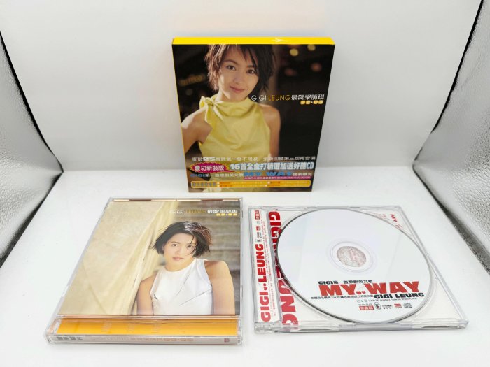 小蔡二手挖寶網) GIGI LEUNG 最愛梁詠琪－新歌＋精選／含歌詞豐華唱片