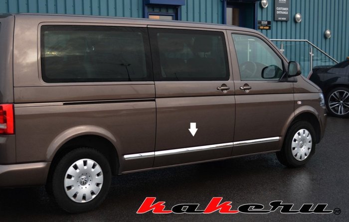 VW T5 CARAVELLE MULTIVAN 福斯 德國原裝進口 長軸版 不鏽鋼 下車身飾條片 全車份