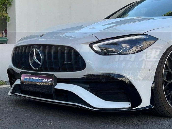 賓士 W206 改裝 C43 大包圍 前保桿 後保桿 側裙 尾飾管 水箱罩 空力套件