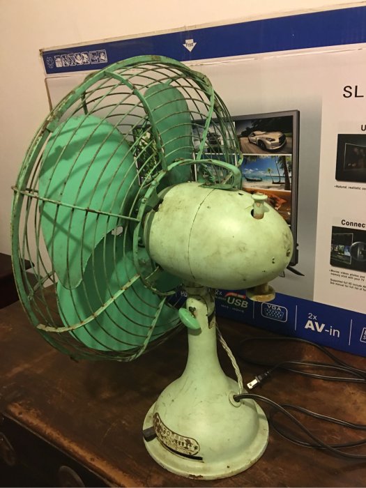 大同平把老電扇